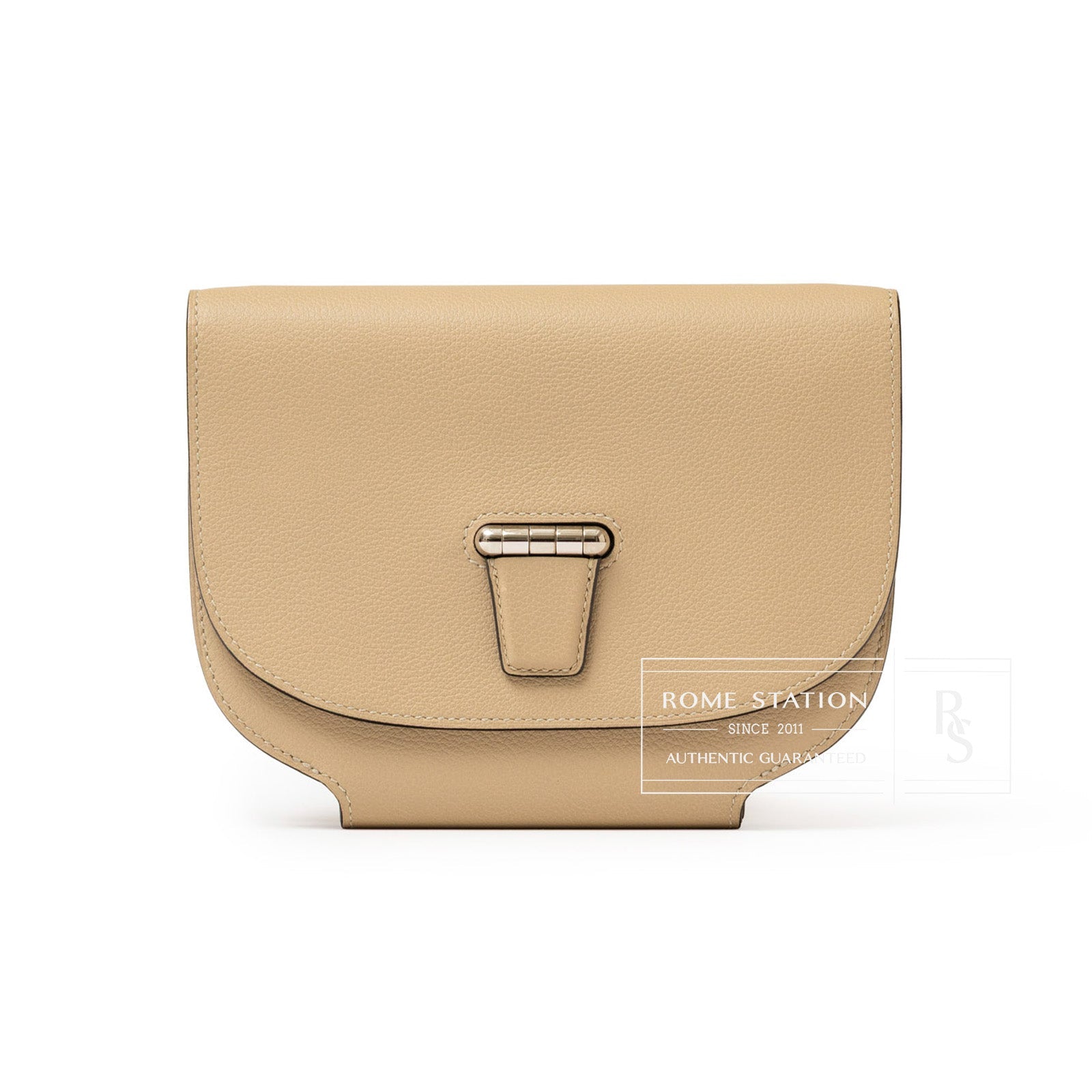 Hermès Mini Convoyeur Messeger Bag Trench Evercolor Palladium Hardware