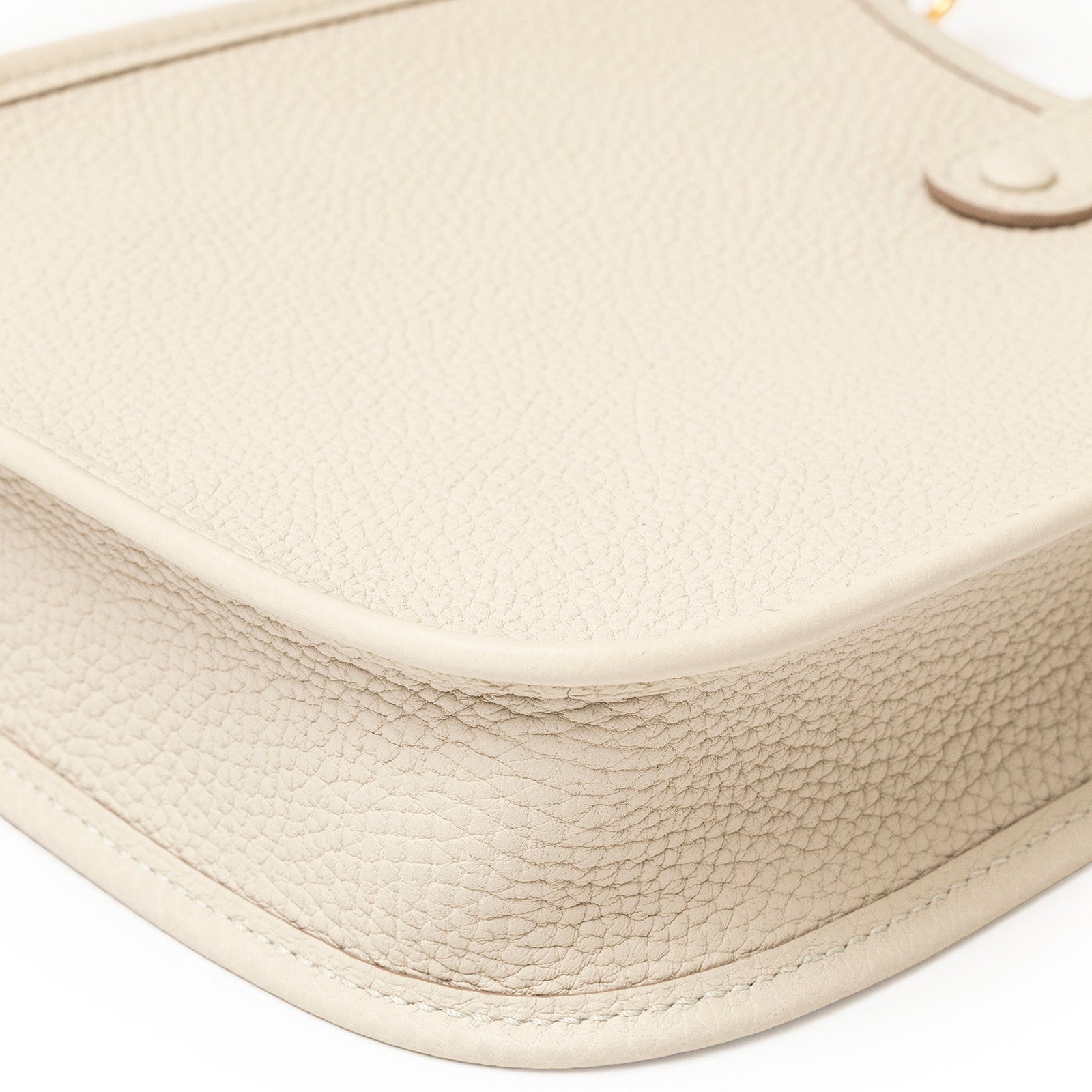 Hermès Mini Evelyne Beton Clemence Gold Hardware