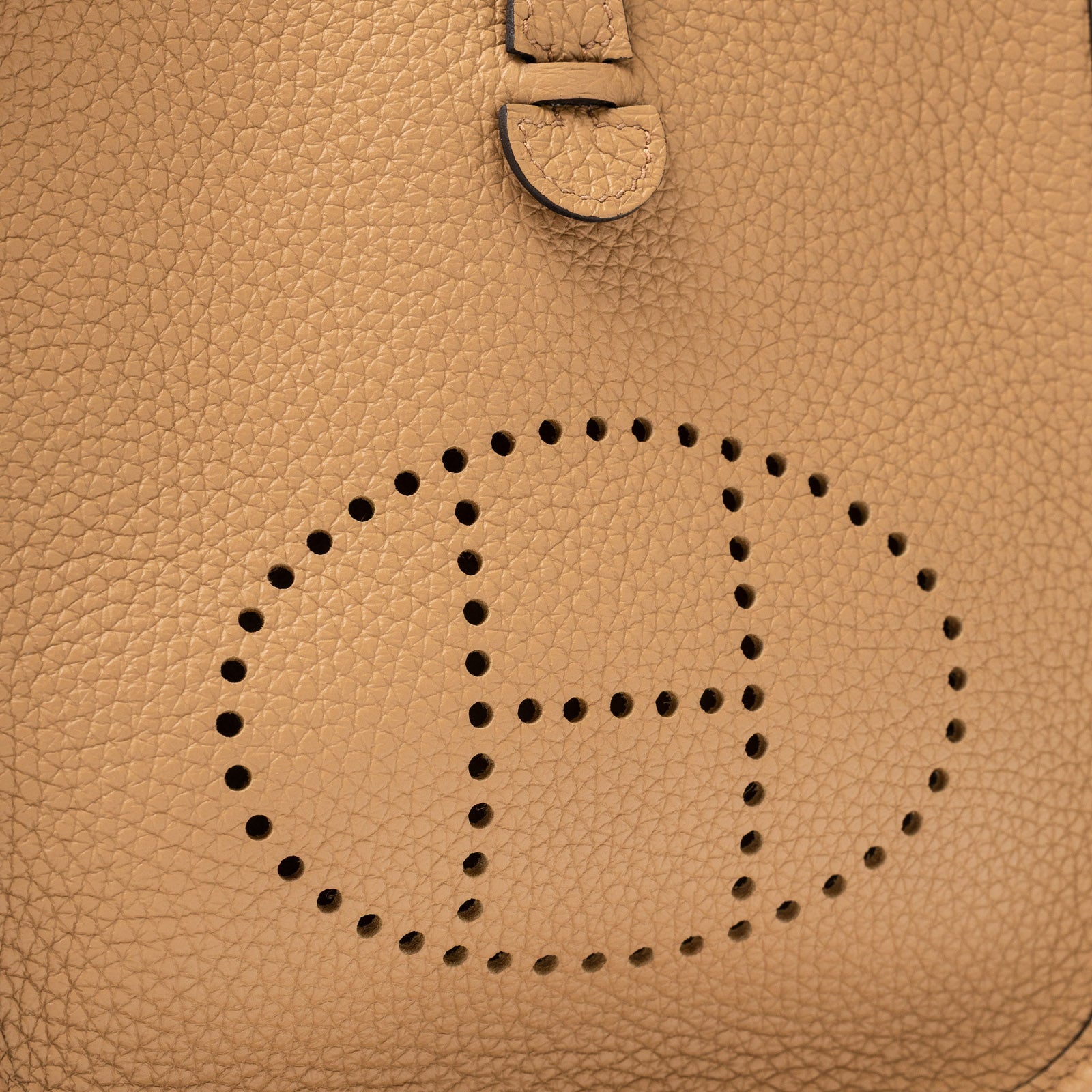 Hermès Mini Evelyne Chai Clemence Gold Hardware