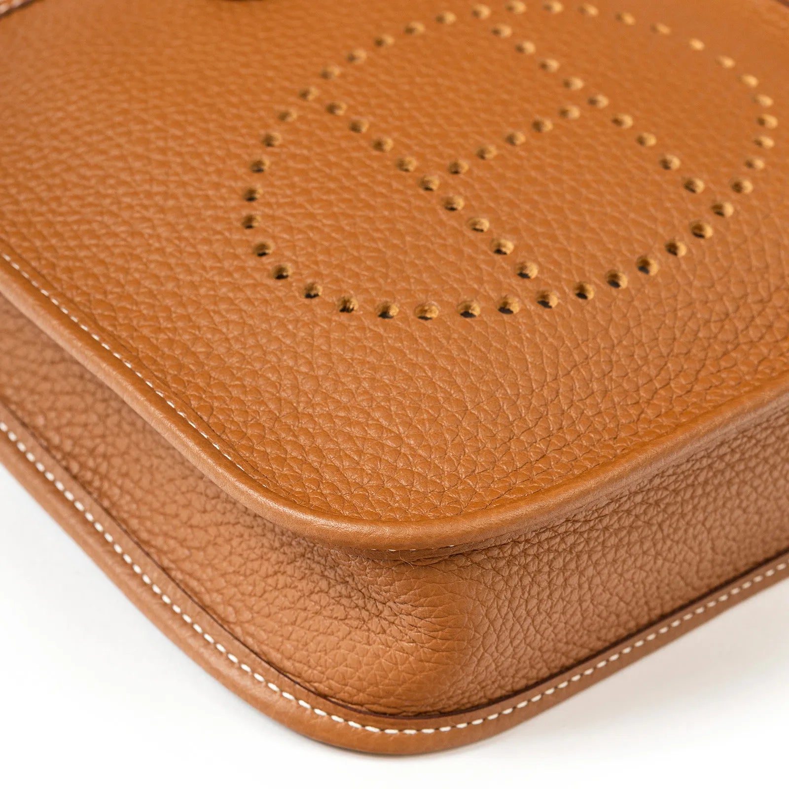Hermès Mini Evelyne Gold Clemence Palladium Hardware
