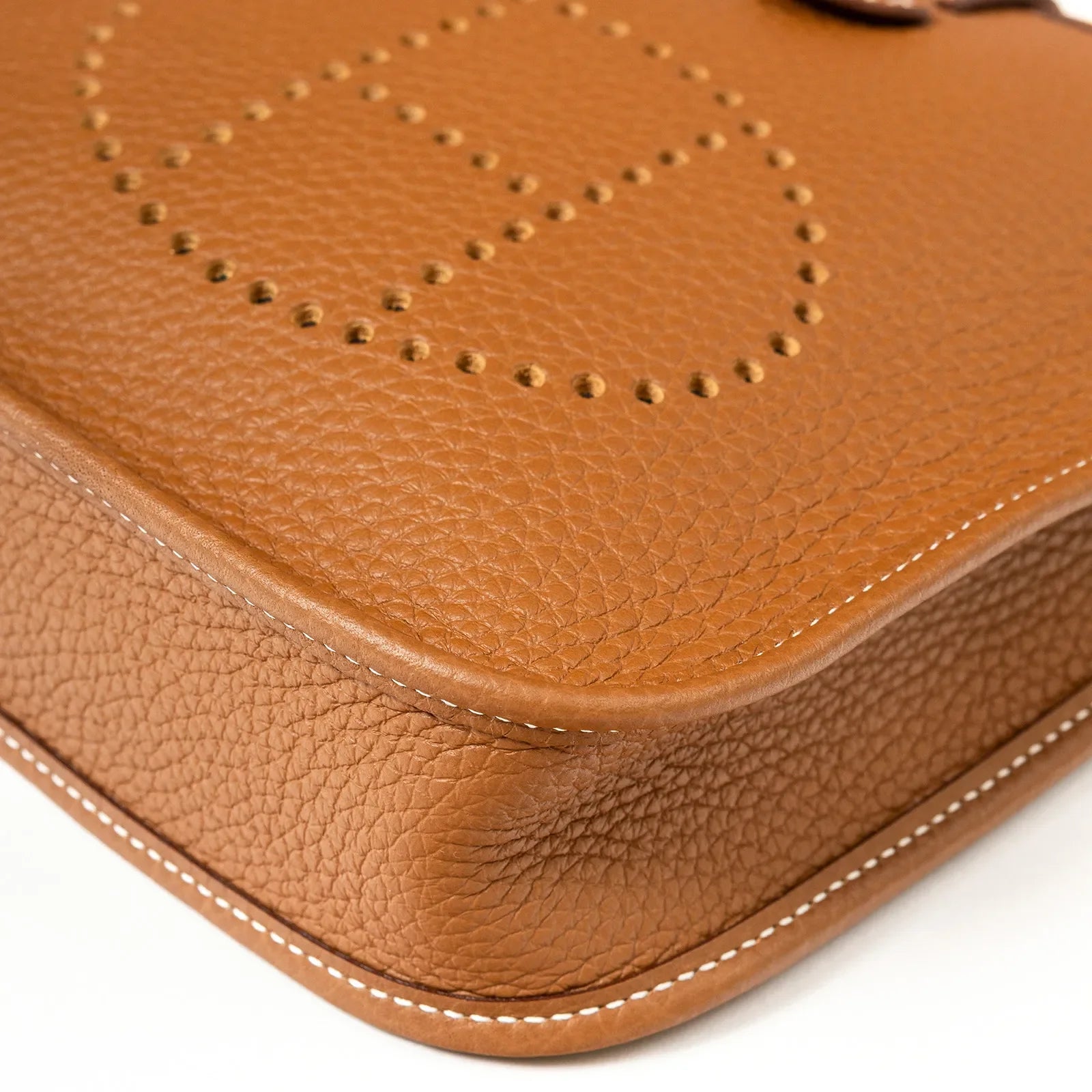 Hermès Mini Evelyne Gold Clemence Palladium Hardware