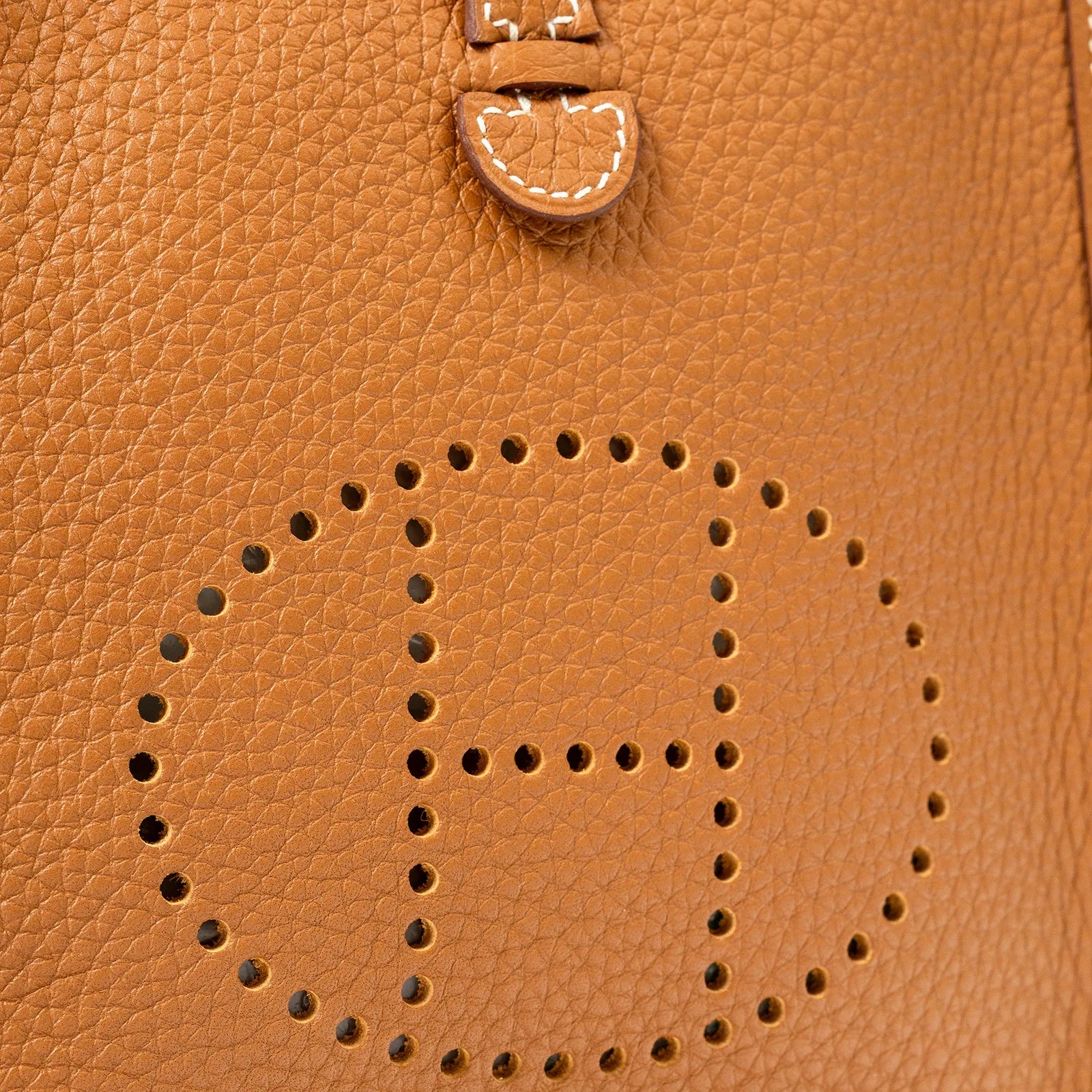Hermès Mini Evelyne Gold Clemence Palladium Hardware