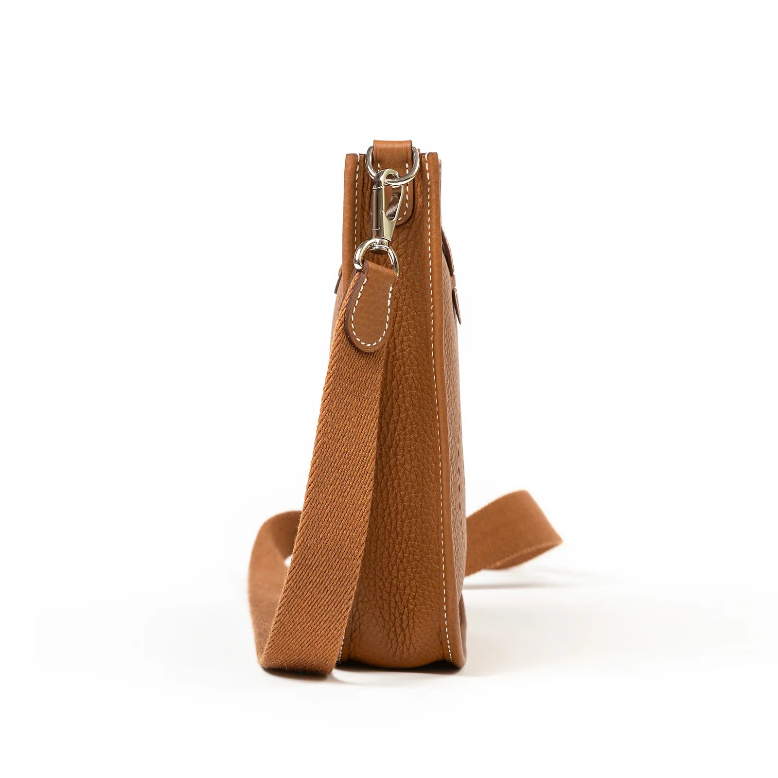 Hermès Mini Evelyne Gold Clemence Palladium Hardware