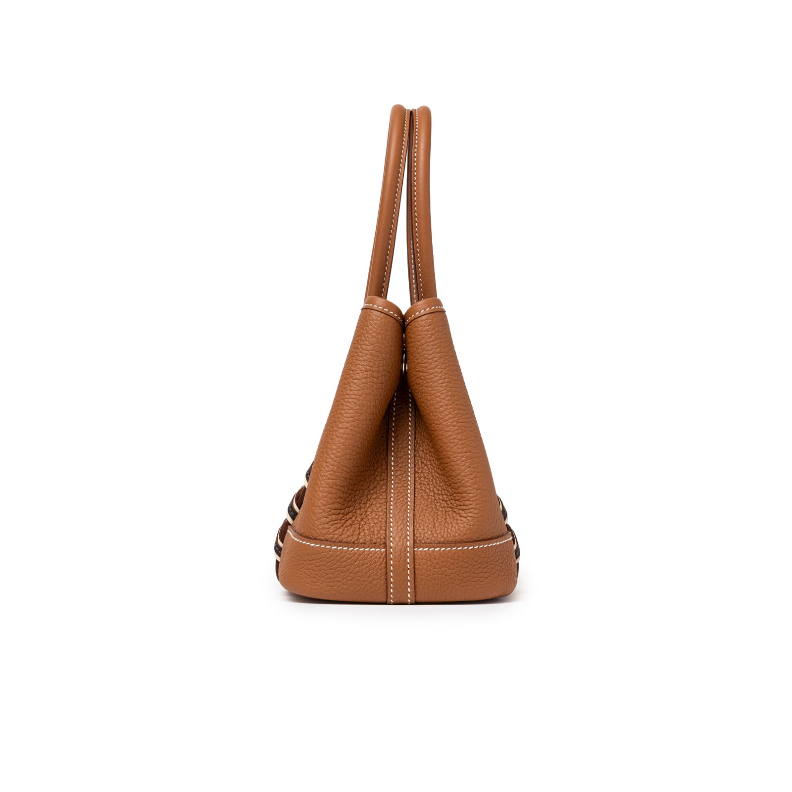 Hermès Mini Garden Party Neo 23 Bredies Gold Bai Brun Craie Togo