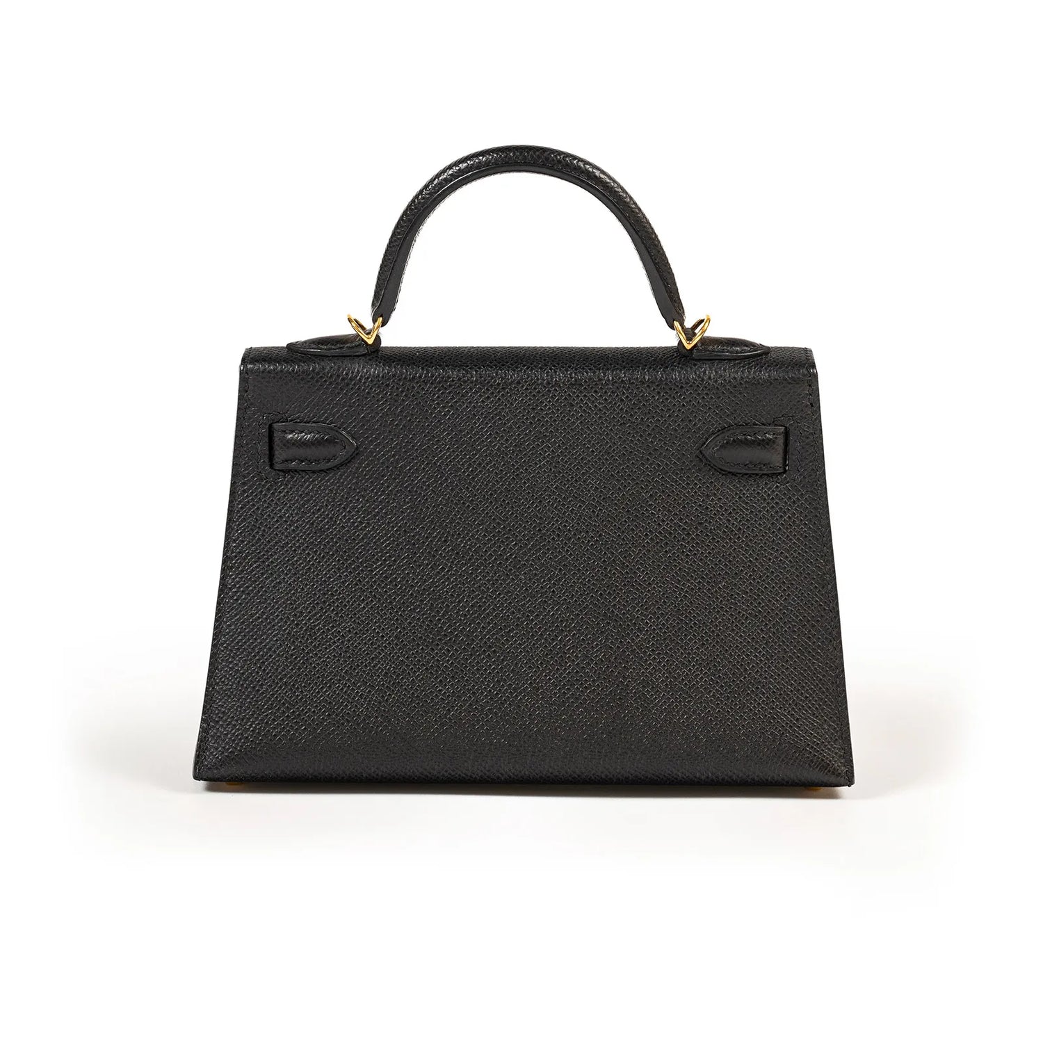 Hermès Mini Kelly II Sellier 20 Black Epsom Gold Hardware