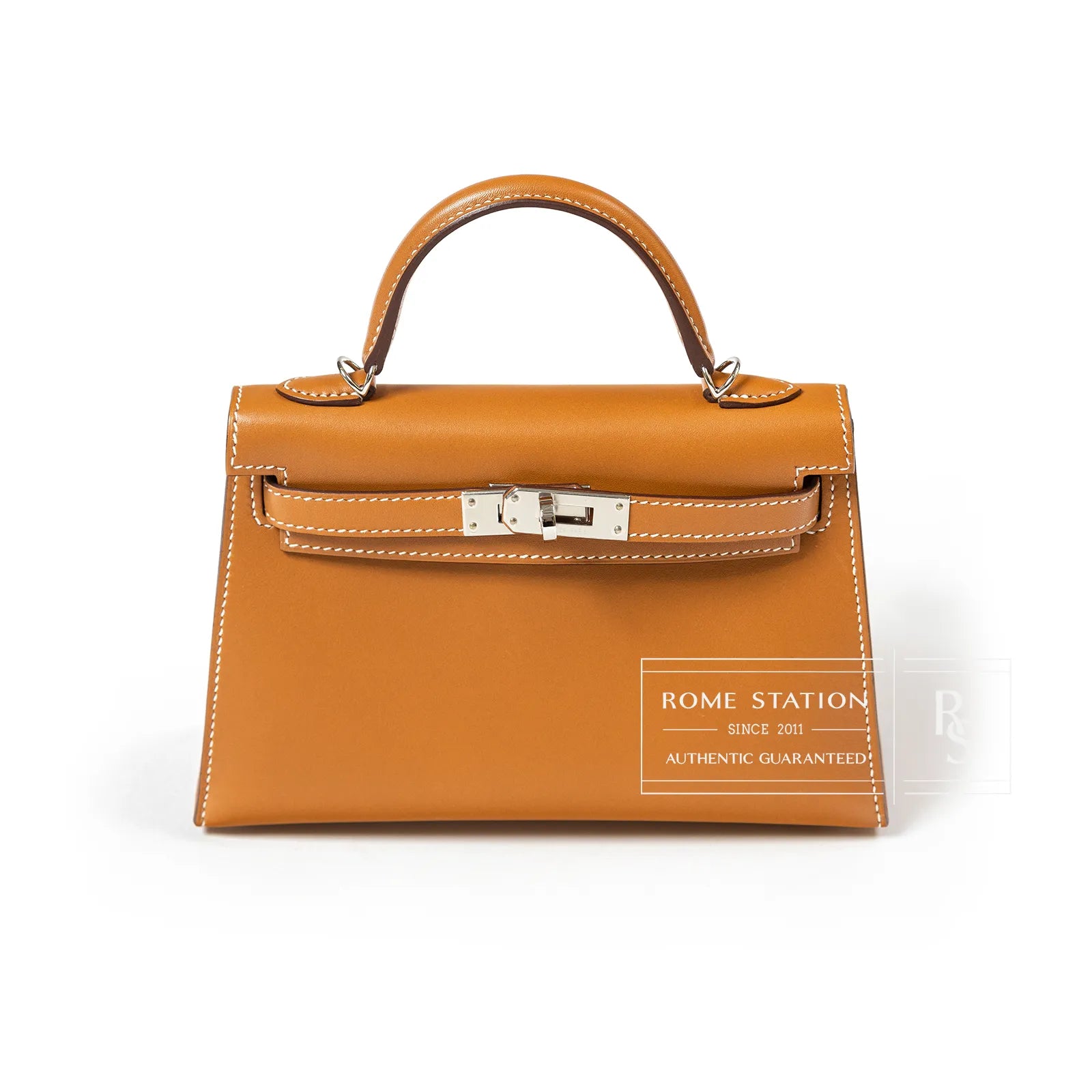 Hermès Mini Kelly II Sellier 20 Naturel Sable Butler Palladium Hardware