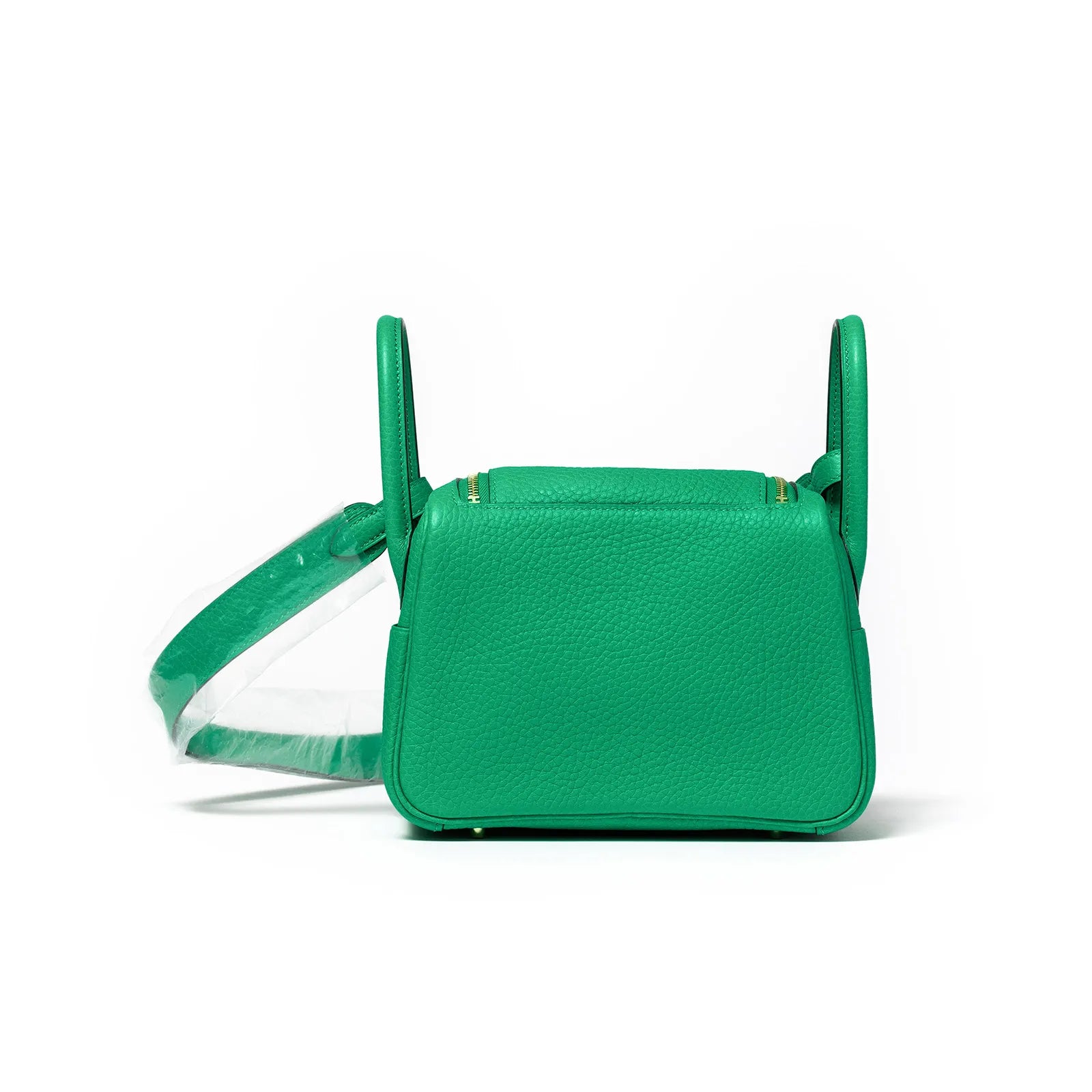 Hermès Mini Lindy I 6W Menthe Clemence Gold Hardware