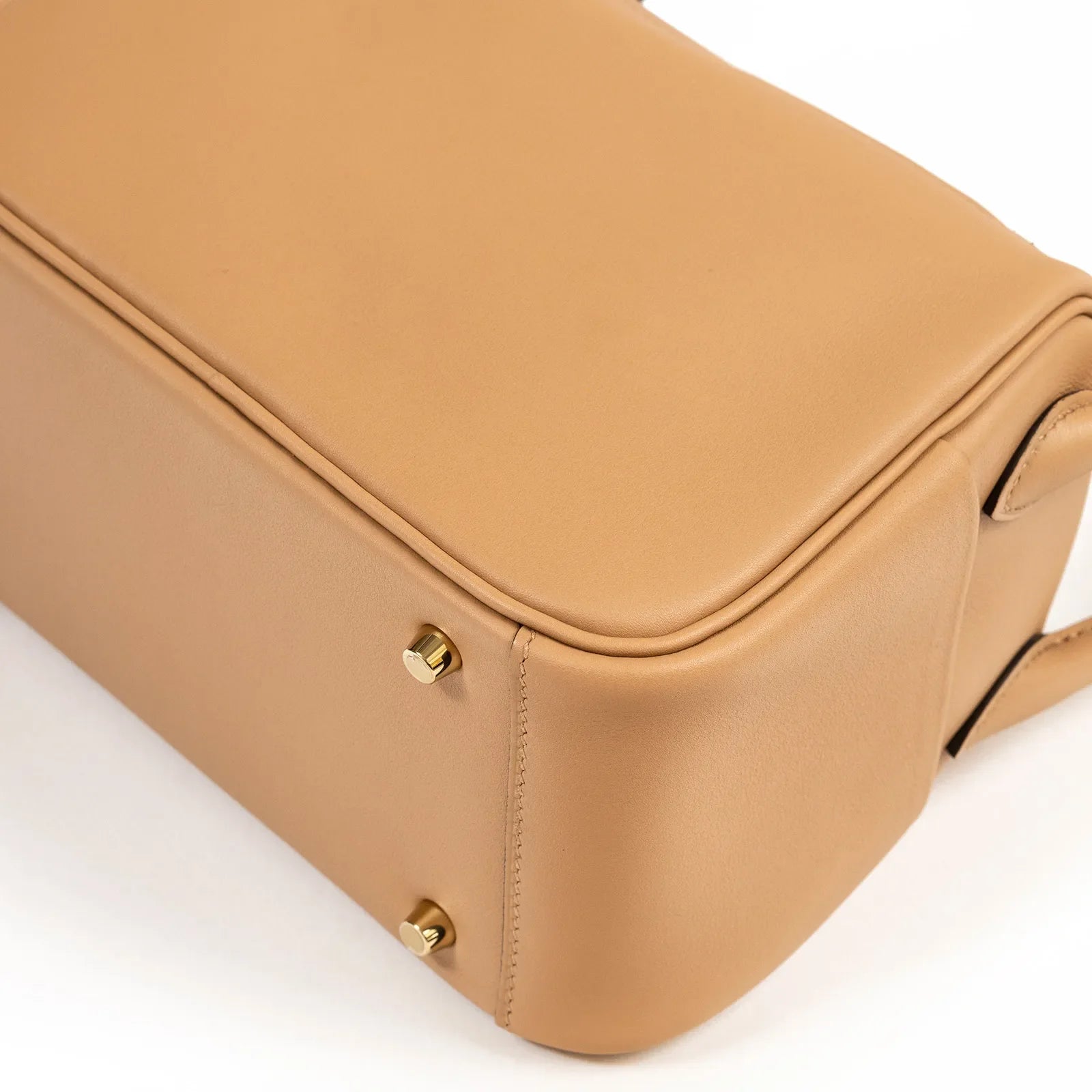 Hermès Mini Lindy I Chai/Mauve Sylvestre Swift Gold Hardware