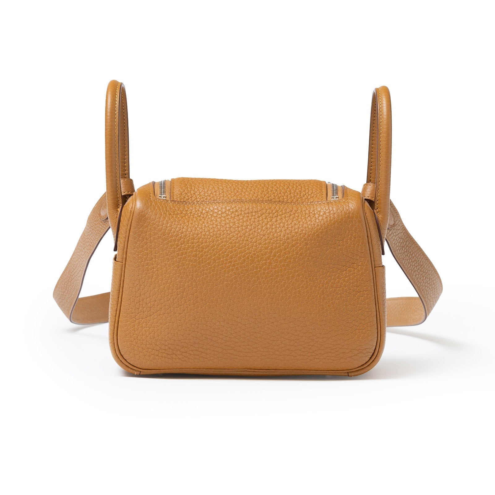 Hermès Mini Lindy I Sesame Clemence Palladium Hardware