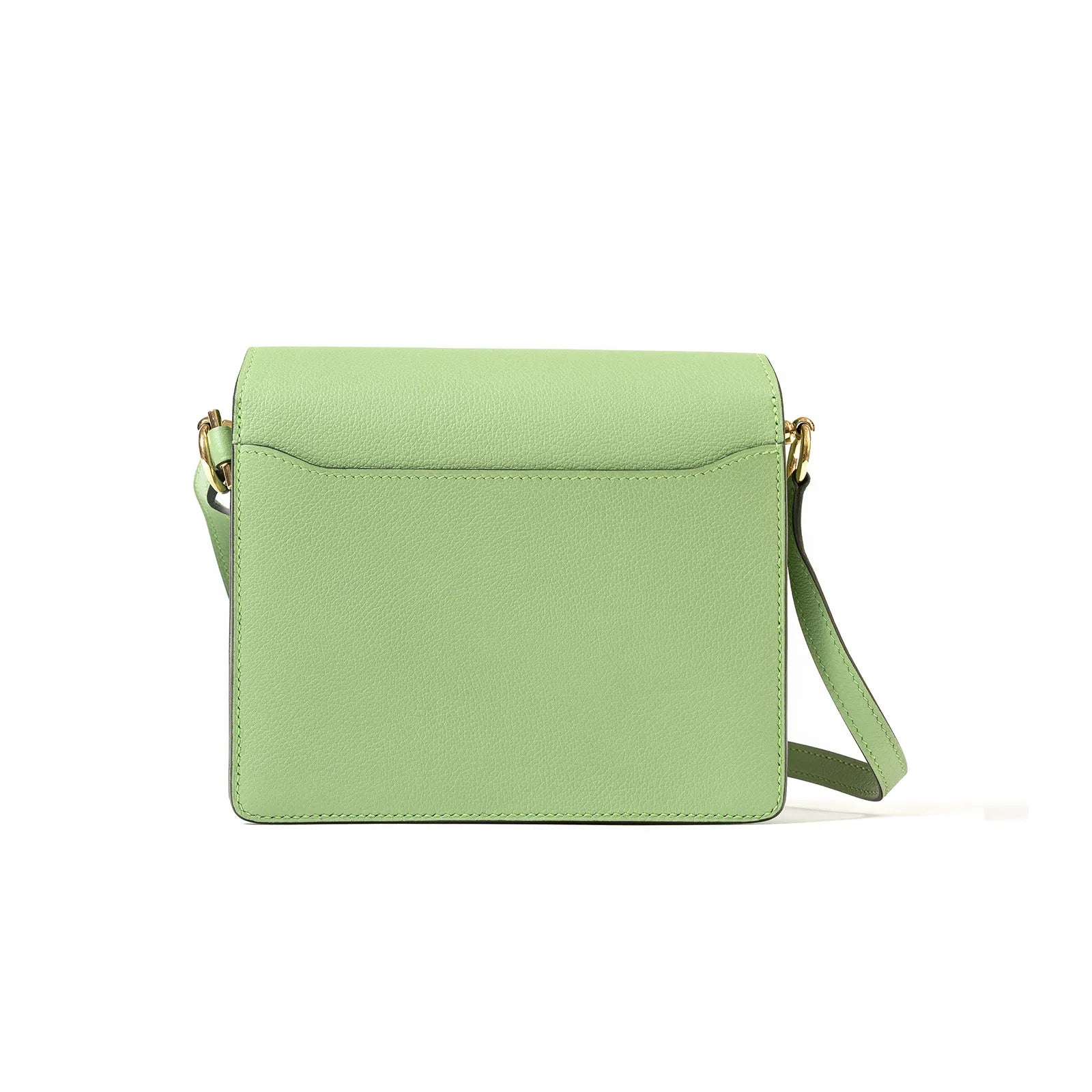 Hermès Mini Roulis Vert Criquet Evercolor Gold Hardware