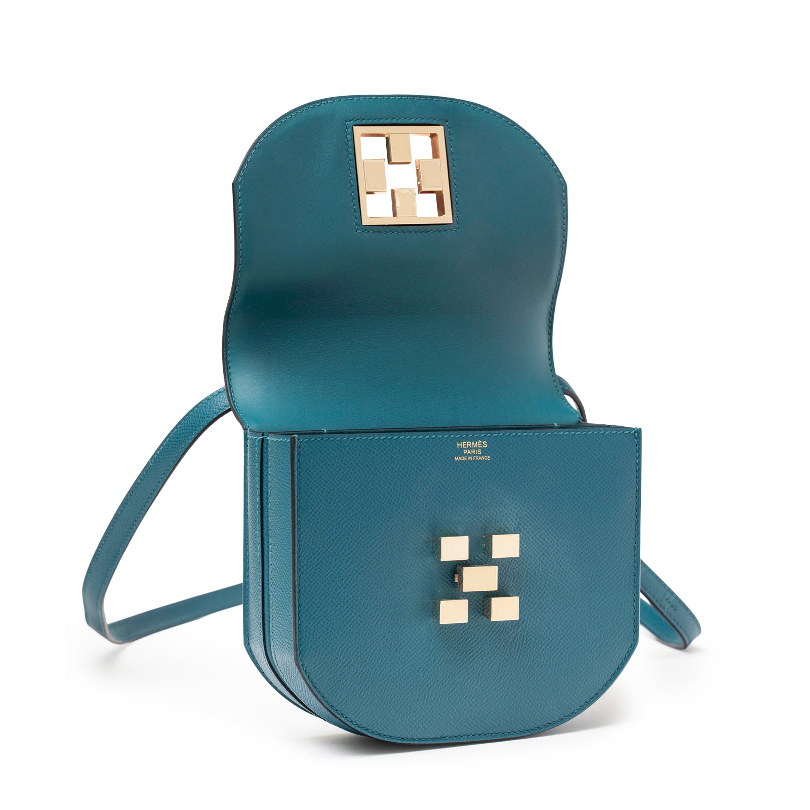 Hermès Mosaique Au 24-17 Blue Epsom Permabrass Hardware | Rome