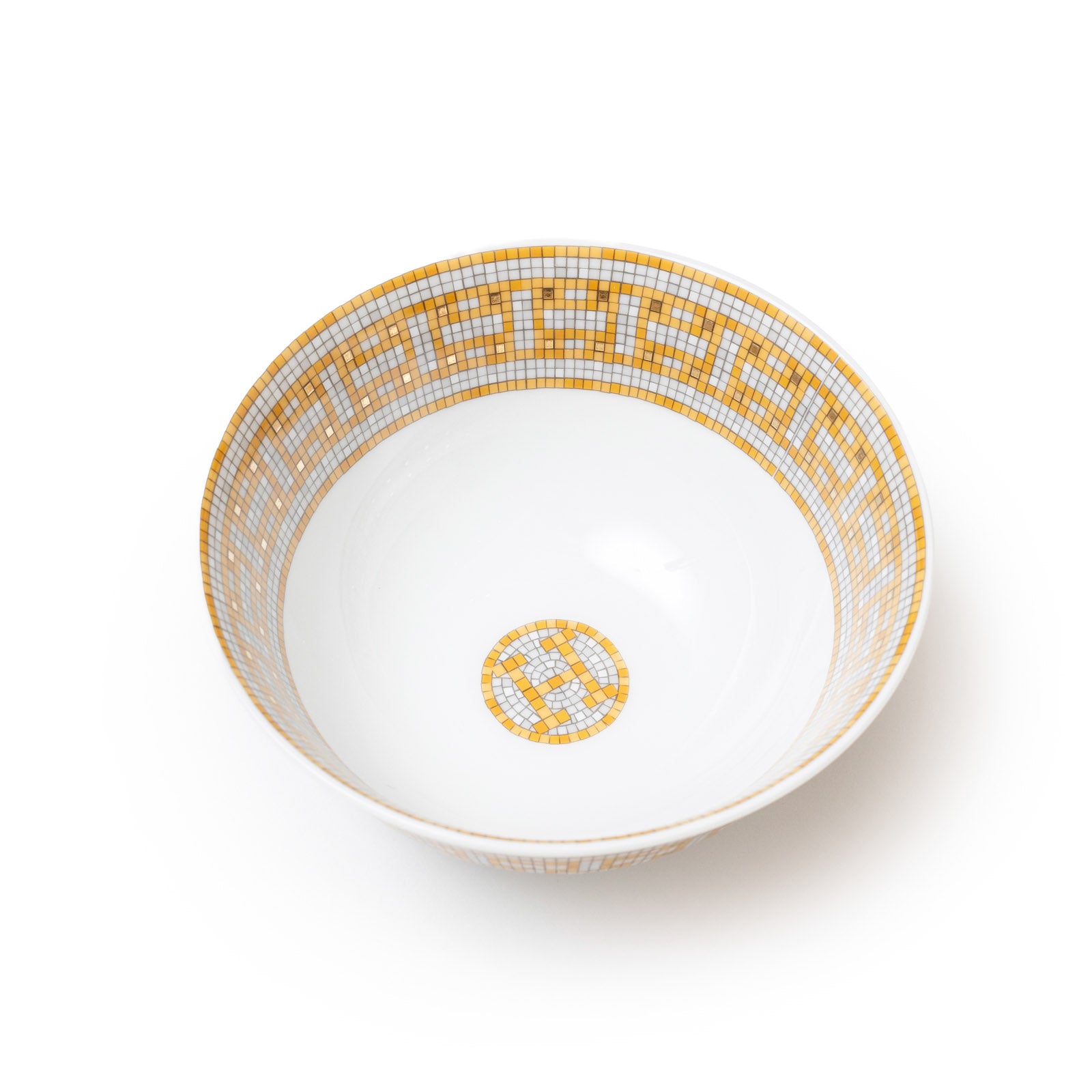 Hermès Mosaique au 24 Gold Rice Bowl Set of Two | Luxury Tableware Hermès Mosaique au 24 Gold Rice Bowl Set of Two | Luxury Tableware