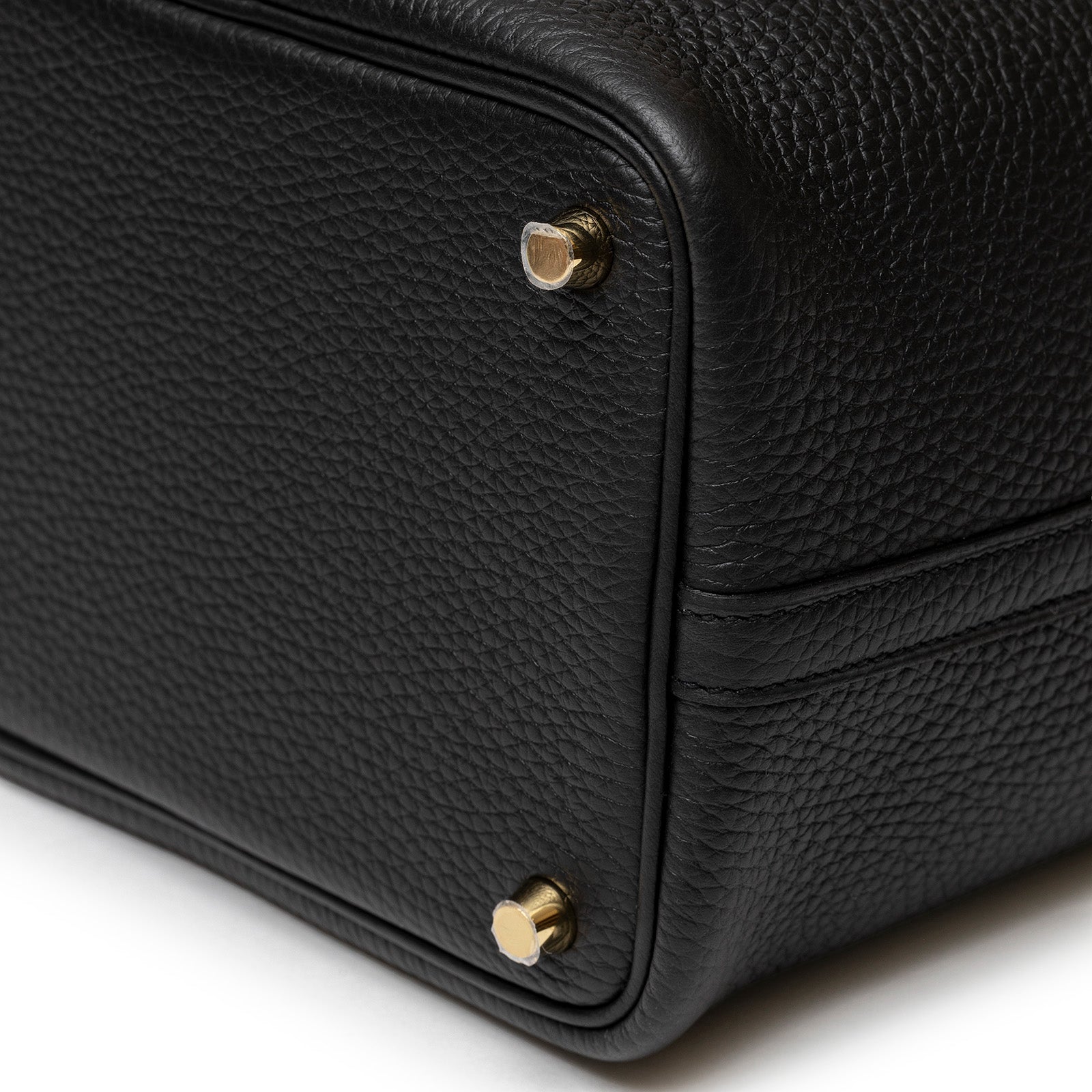 Hermès Picotin 18 Black Clemence Gold Hardware