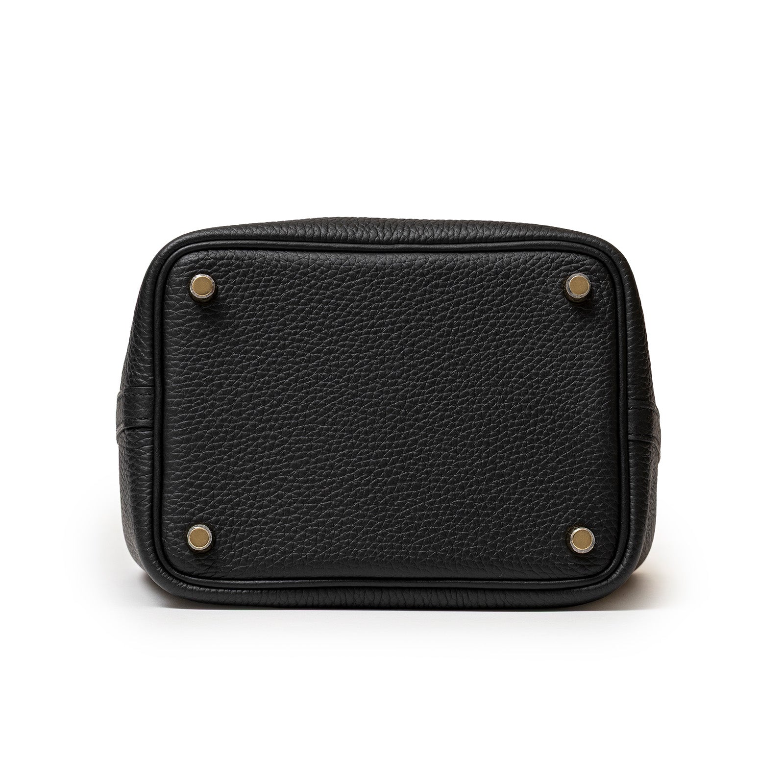 Hermès Picotin 18 Black Clemence Gold Hardware