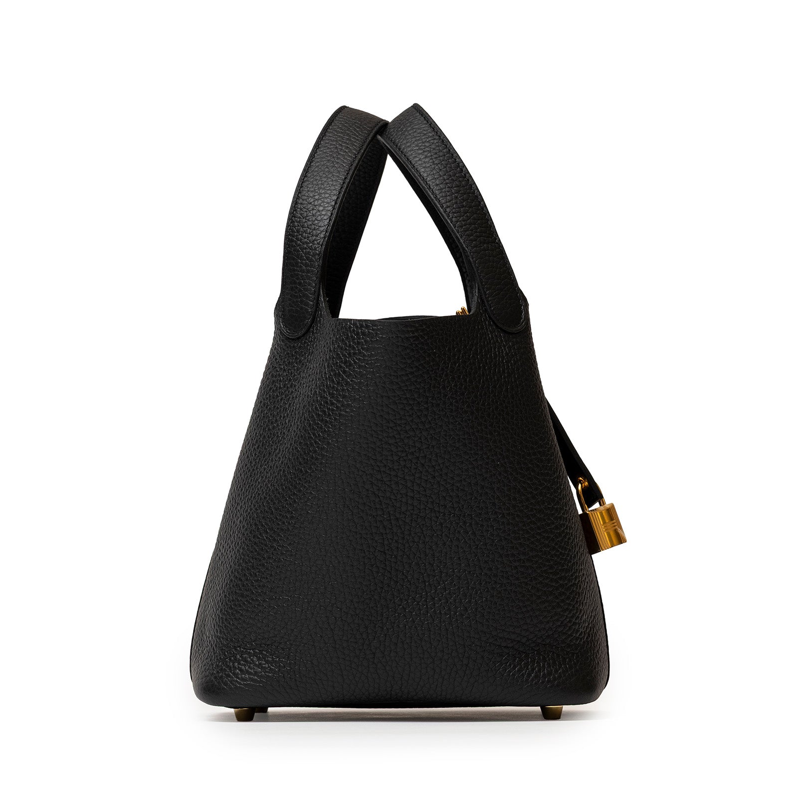 Hermès Picotin 18 Black Clemence Gold Hardware