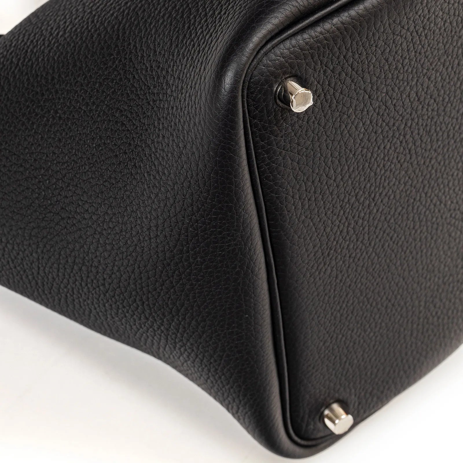 Hermès Picotin 18 in Black Clemence Leather with Palladium