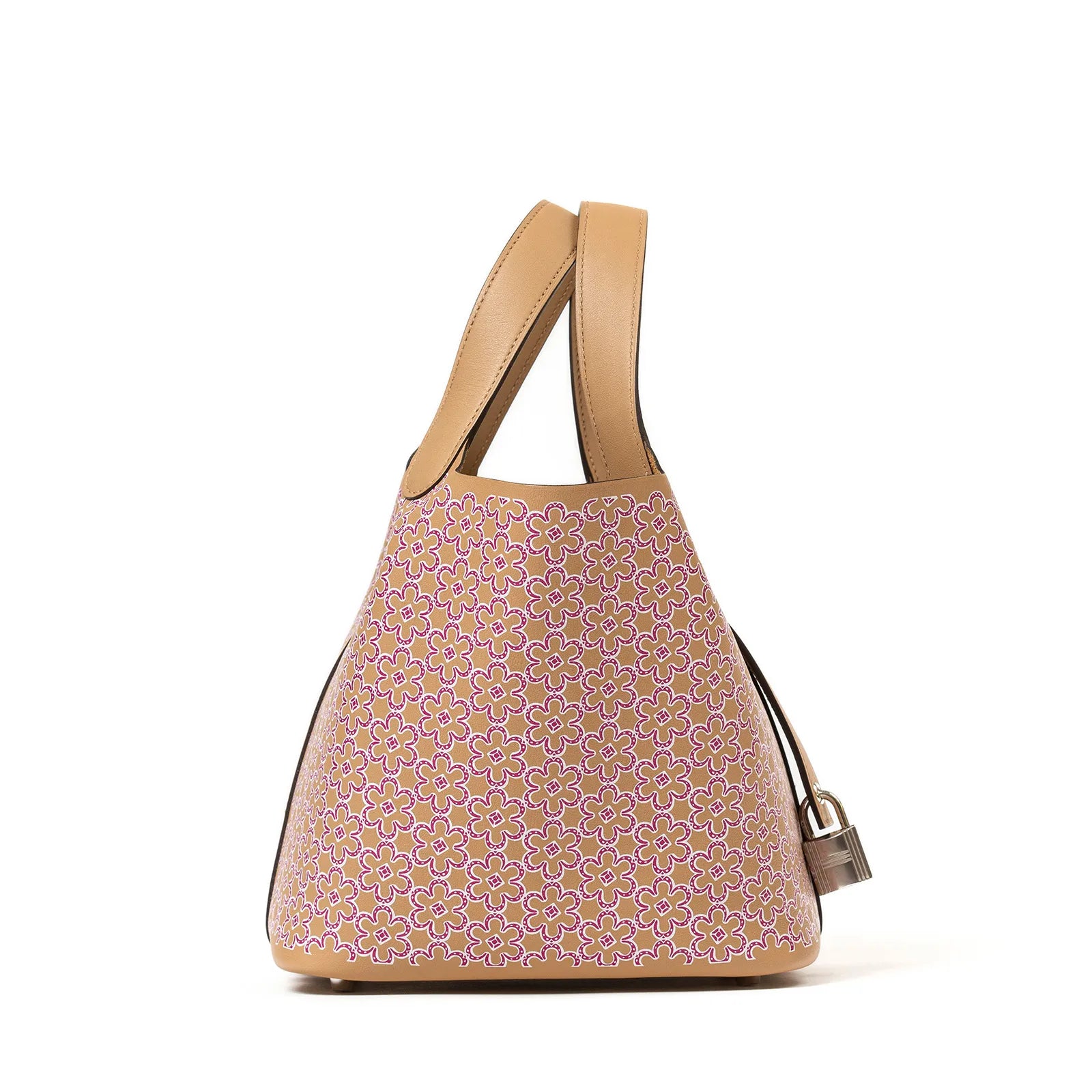 Hermès Picotin 18 Floral Chai/Rose/Blanc Swift Palladium Hardware