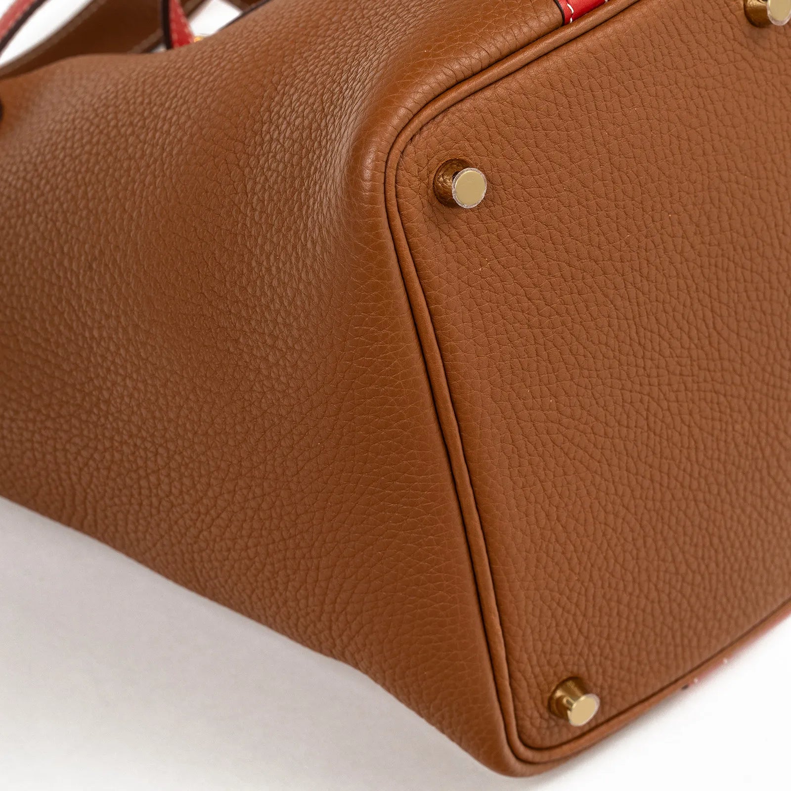 Hermès Picotin 18 Gold/Rouge Coeur Clemence Gold Hardware