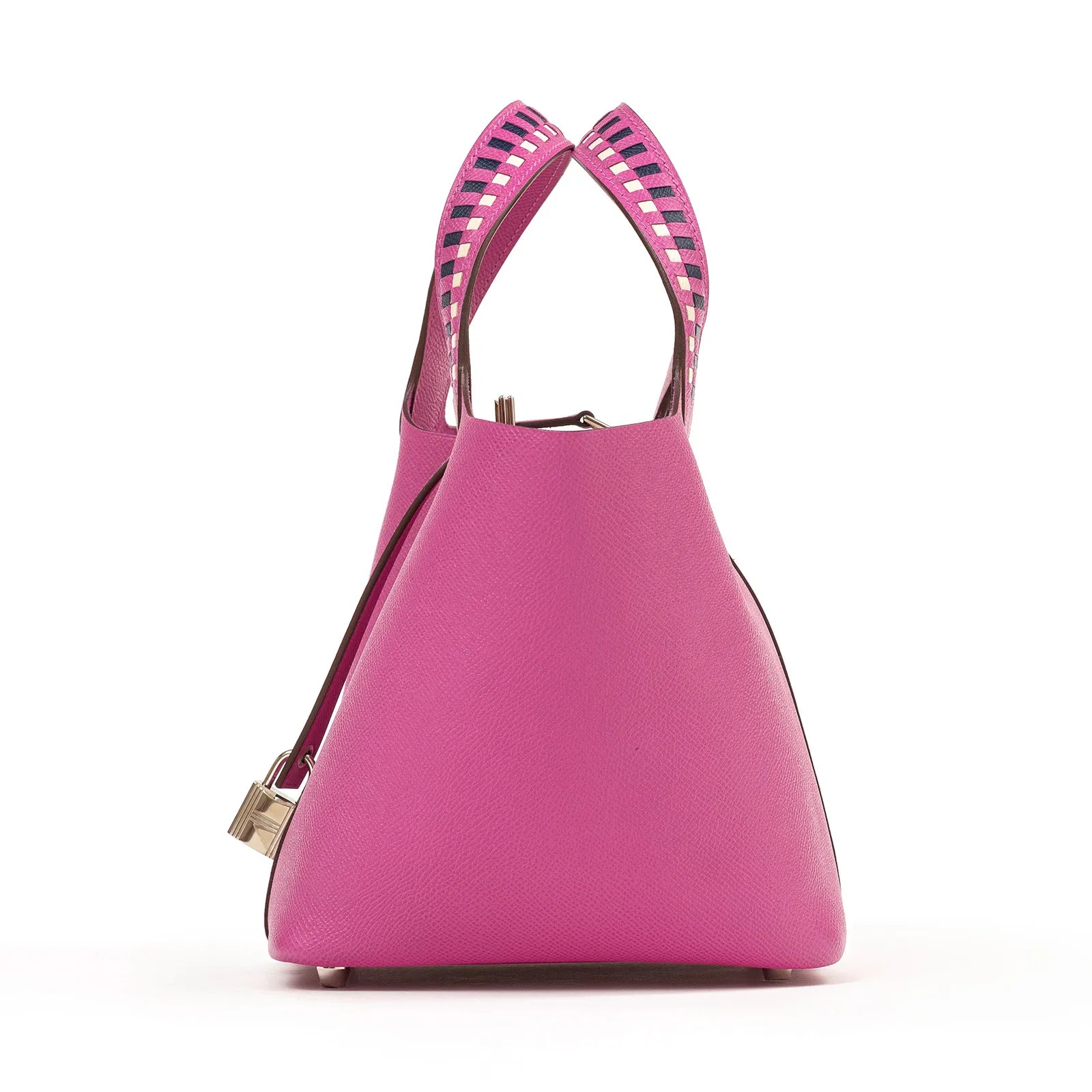 Hermès Picotin 18 Tressage Magnolia/Blue Saphir/Craie Epsom Palladium Hardware