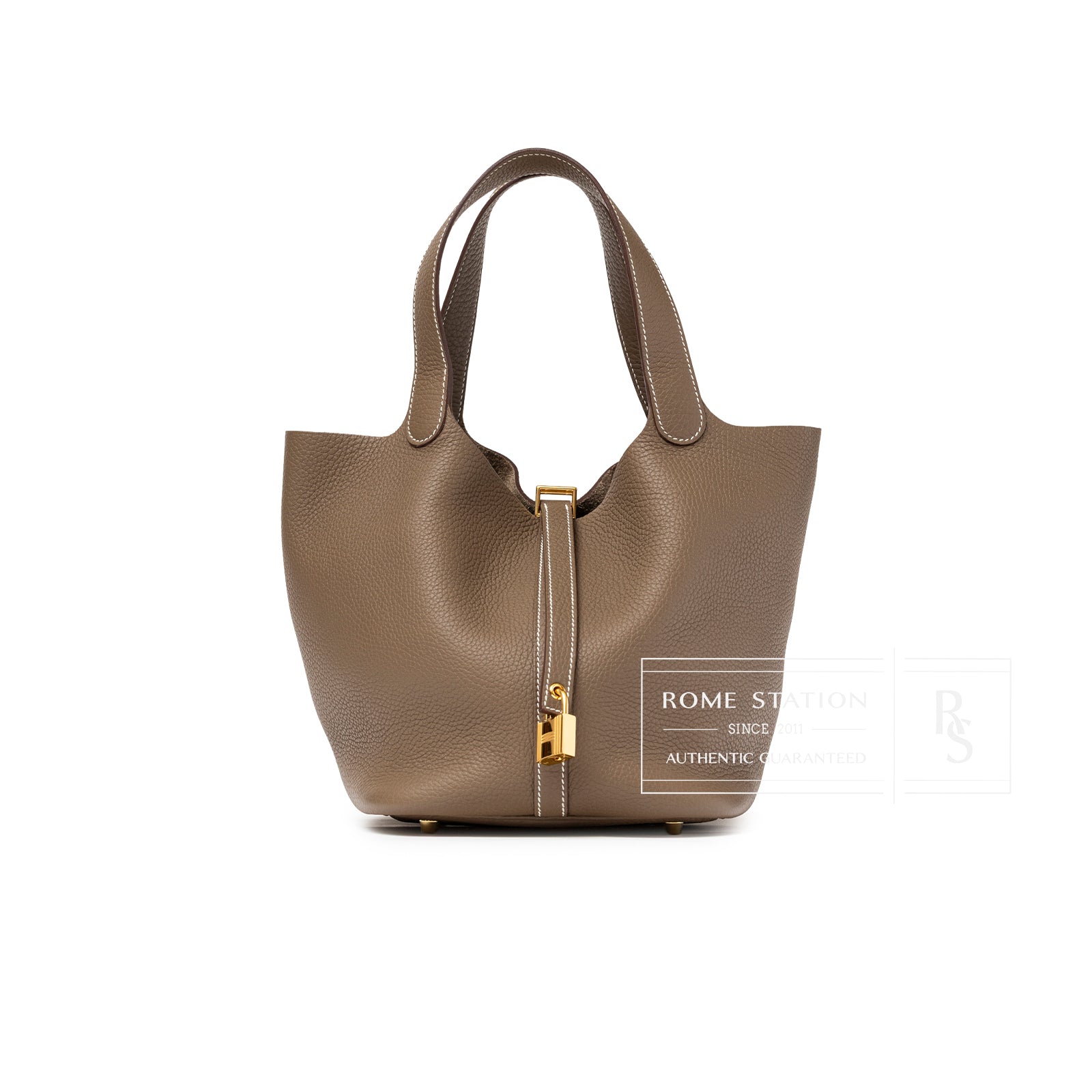 Hermès Picotin 22 Etoupe Clemence Gold Hardware | Rome Station