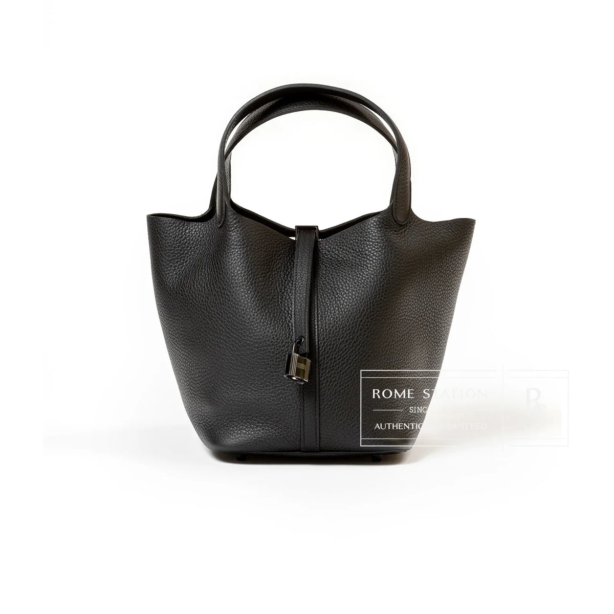 Hermès Picotin 22 So Black in Clemence Leather - Shop Now