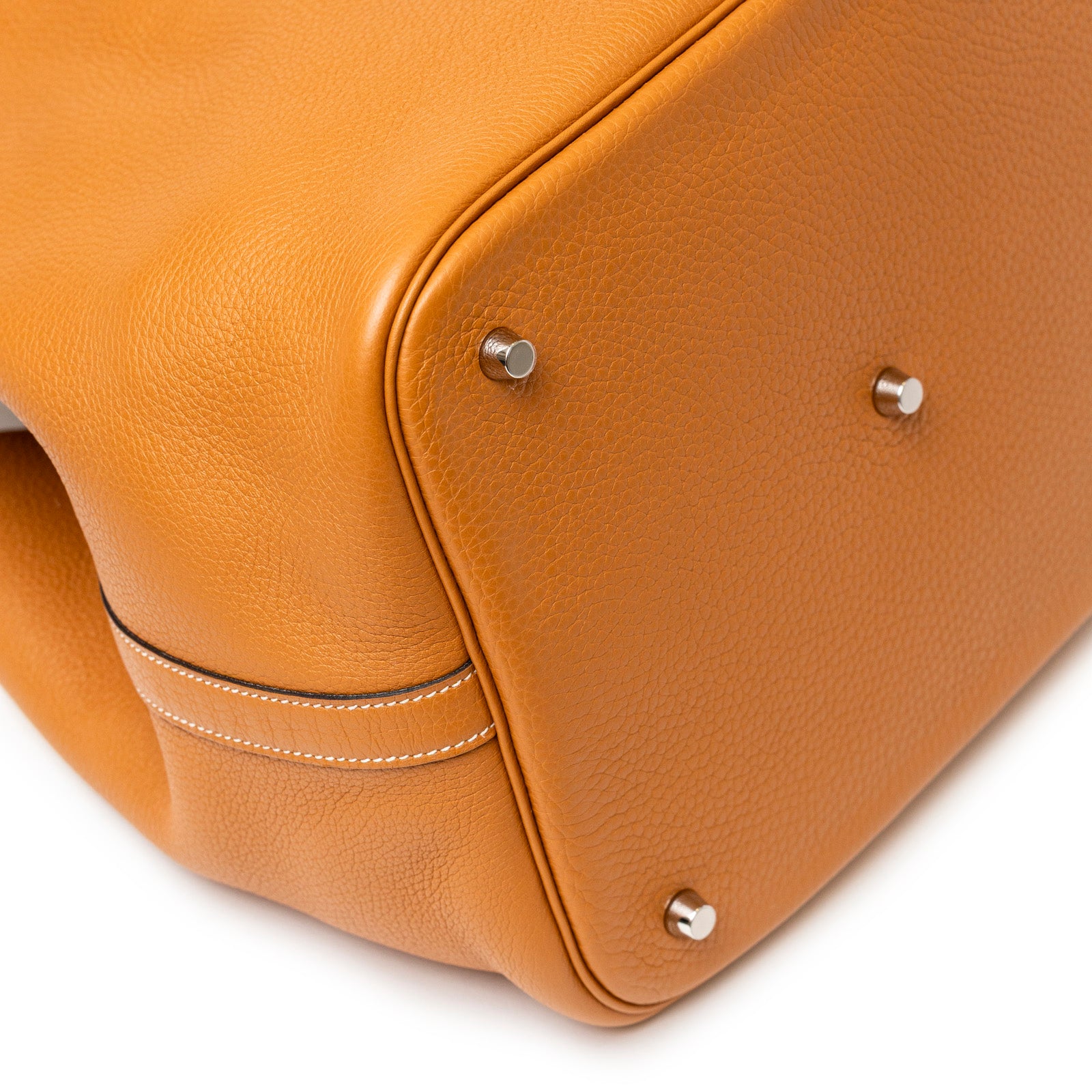 Hermès Picotin 26 Toffee Bordeaux Clemence Palladium Hardware