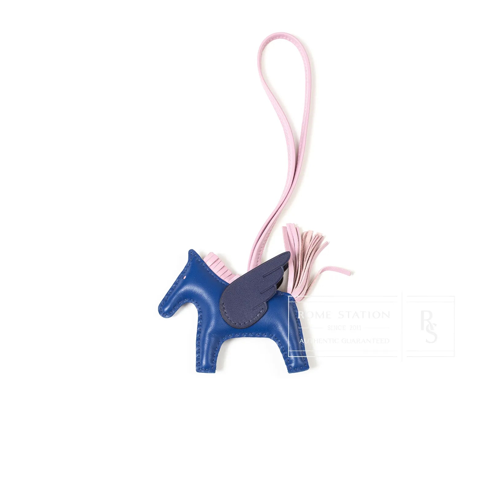 Hermès Rodeo Pegase PM Blue France/Mauve Sylvestre/Blue Saphir