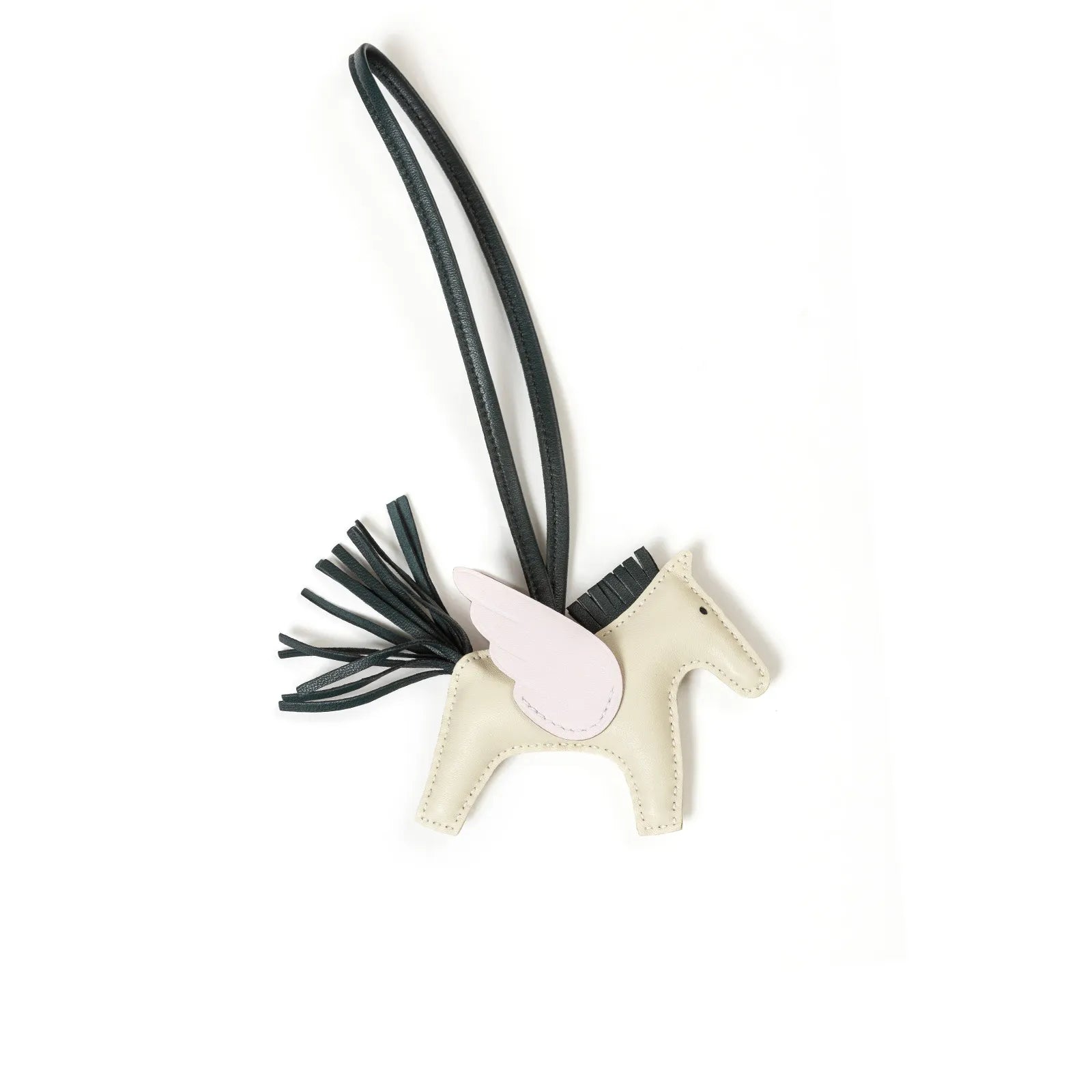 Hermès Rodeo Pegase PM Craie/ Vert Cypress/ Mauve Pale