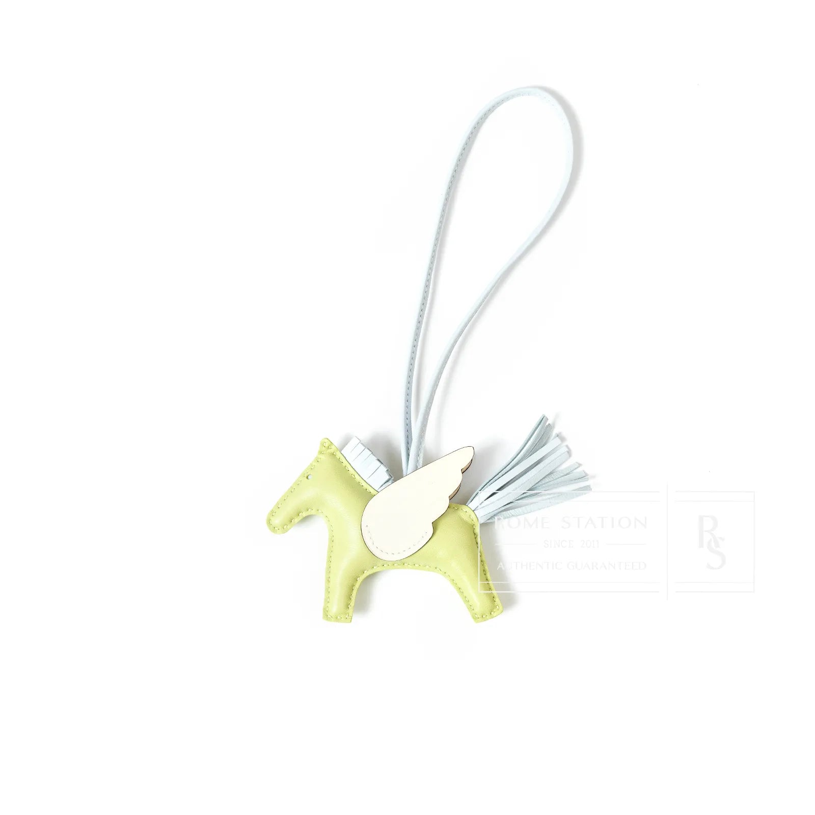 Hermès Rodeo Pegase PM R9 Jaune Bourgeon/Craie/Bleu Brume
