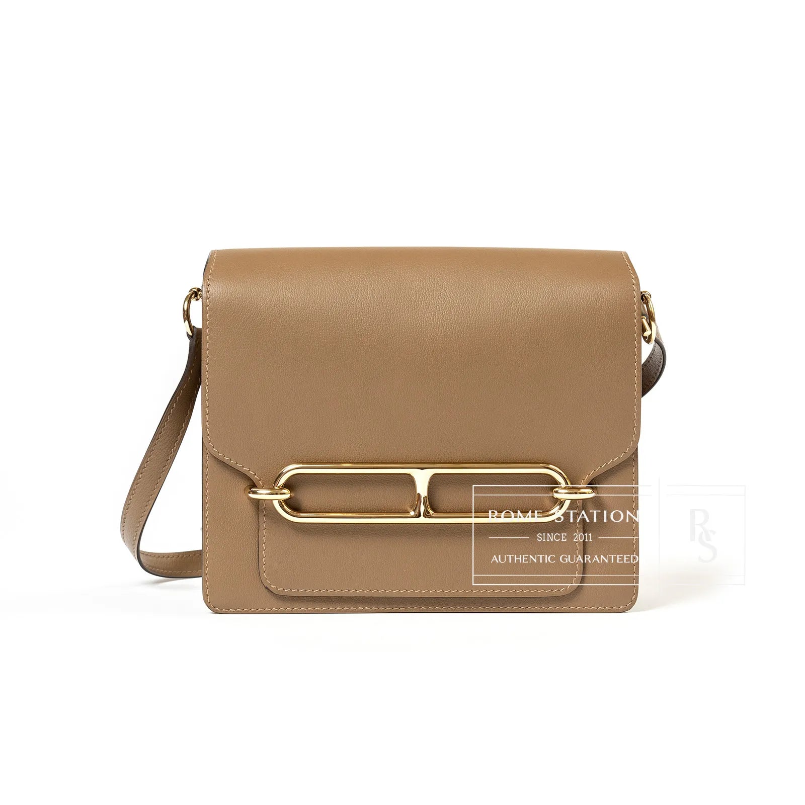 Hermès Roulis 23 Beige De Weimar Evercolor Permabrass Hardware