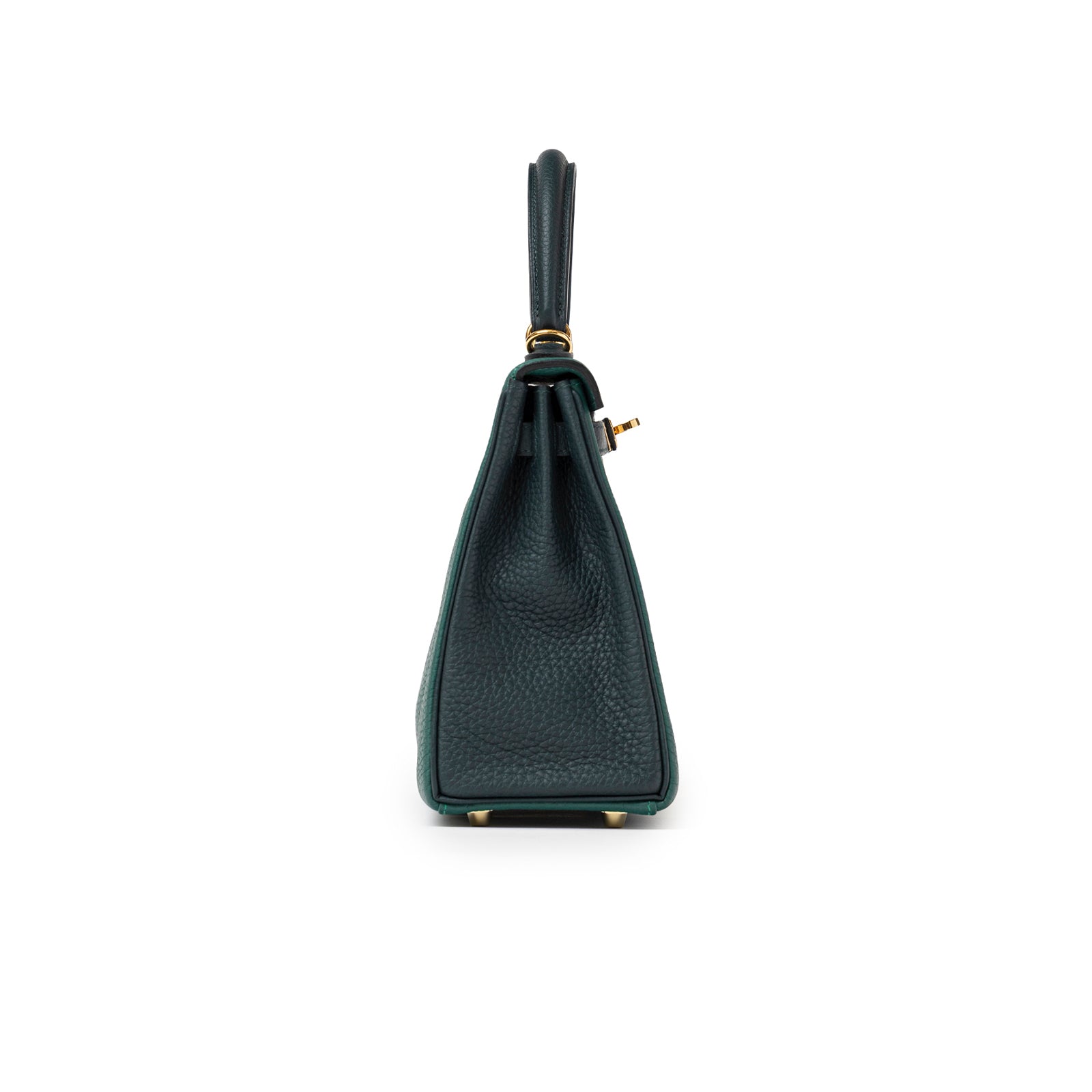 Hermès Special Order HSS Horseshoe Kelly 25 Malachite Vert Togo