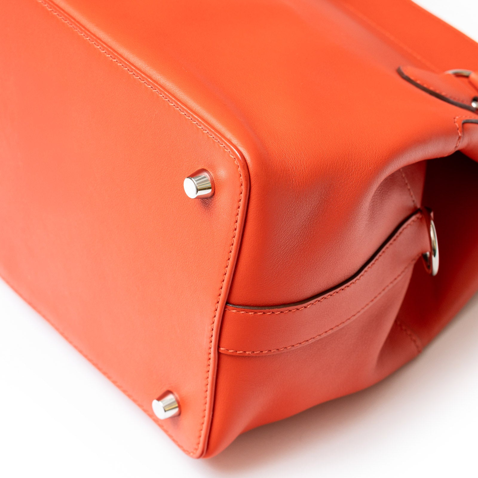 Hermès Tool Box 20 Rouge Swift Palladium Hardware | Luxury Handbag