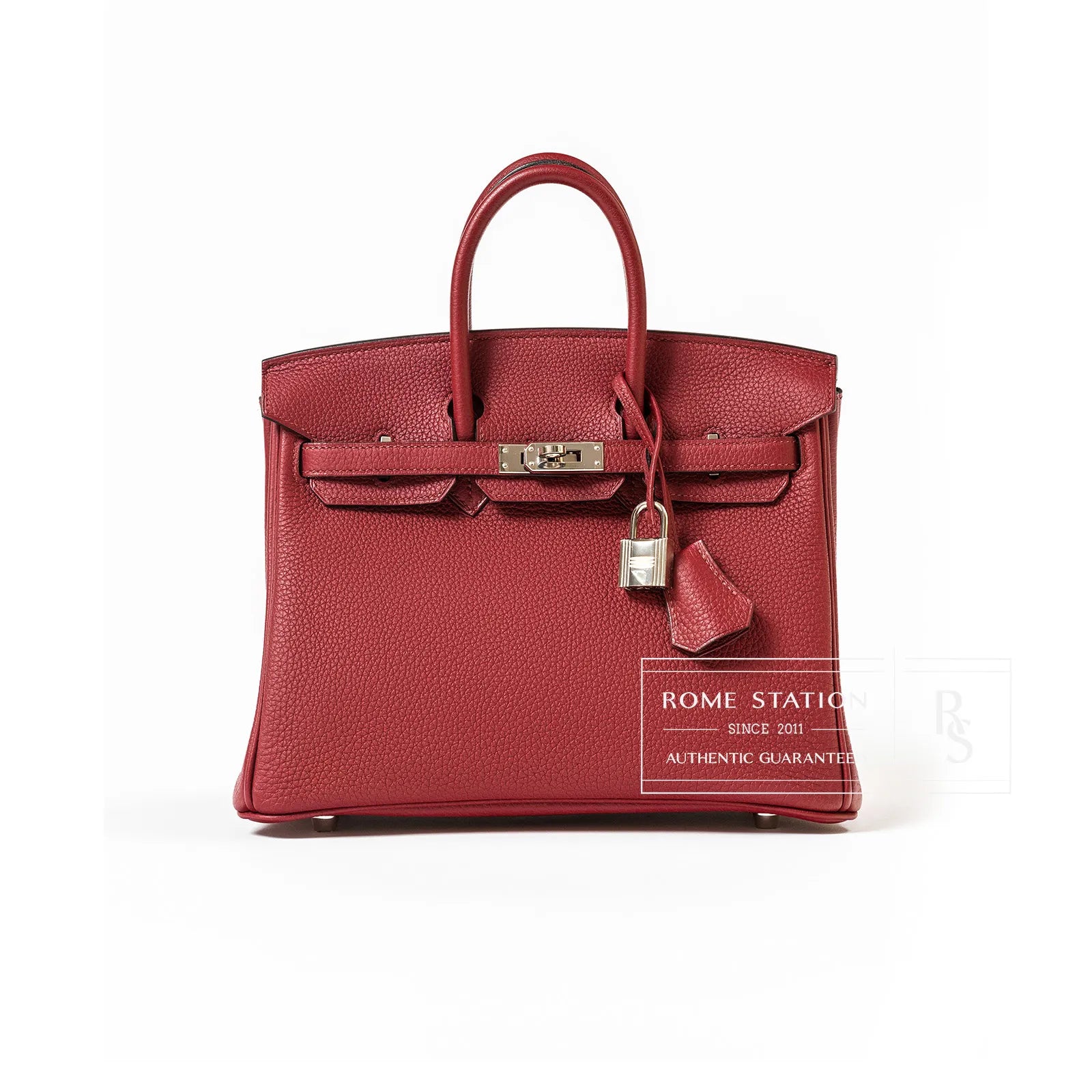 Hermès Birkin 25 Rouge Grenat Togo Palladium Hardware