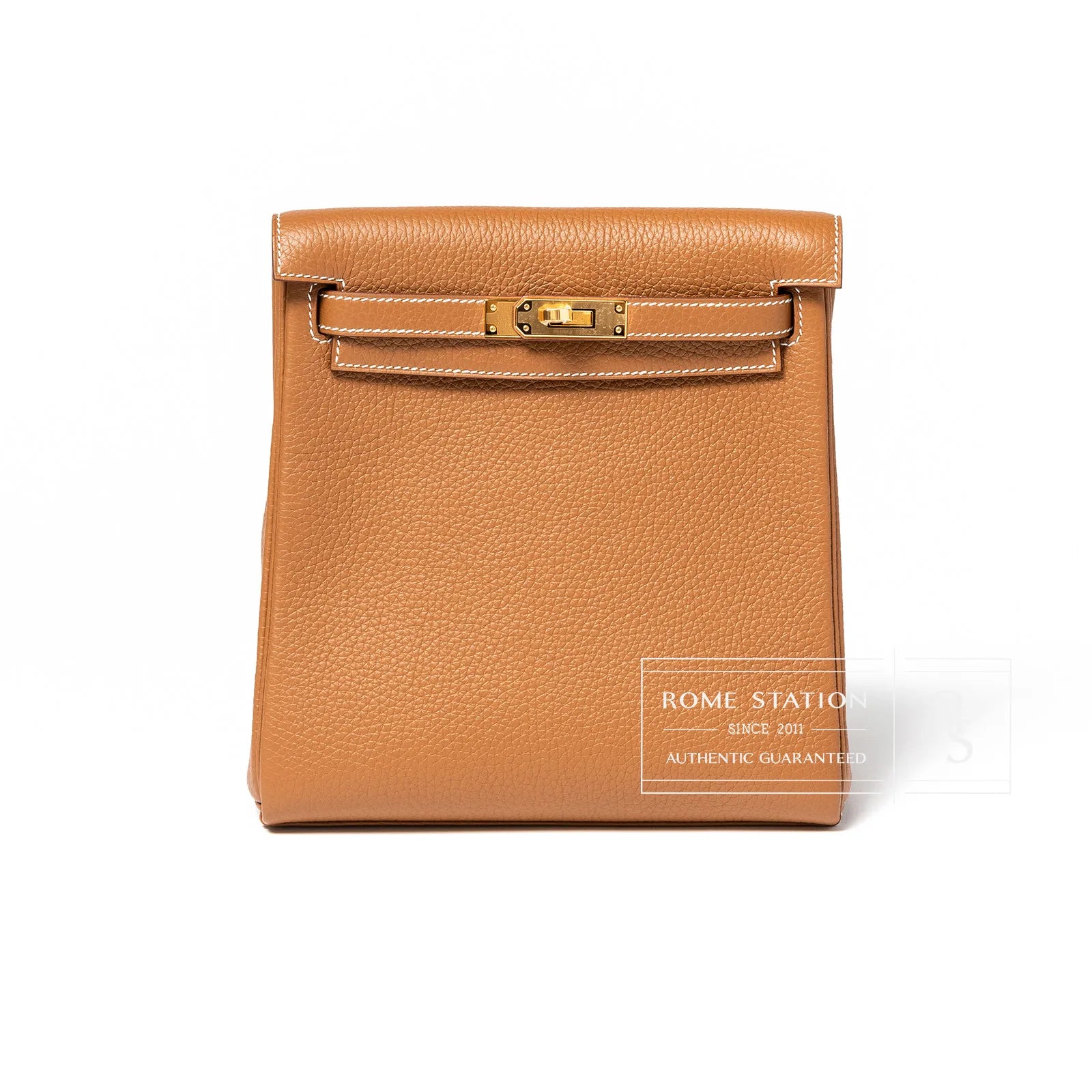 Hermès Kelly Ado Backpack Gold Clemence Gold Hardware