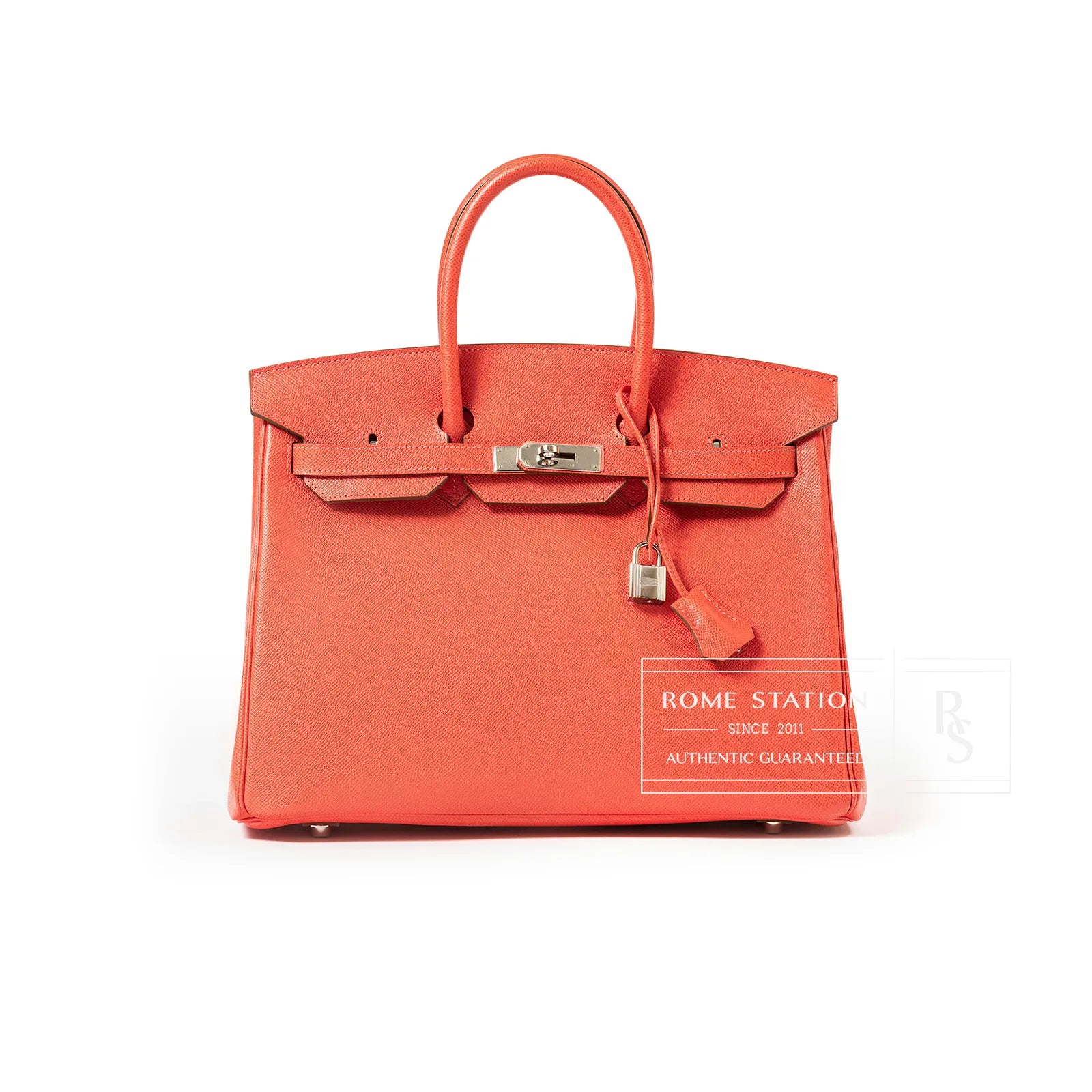 Hermès Birkin 35 Rose Jaipur Epsom Palladium Hardware