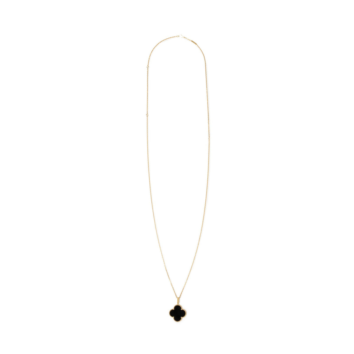 Van Cleef Arpels Magic Alhambra 1 Motif Onyx Yellow Gold | Rome Station ...
