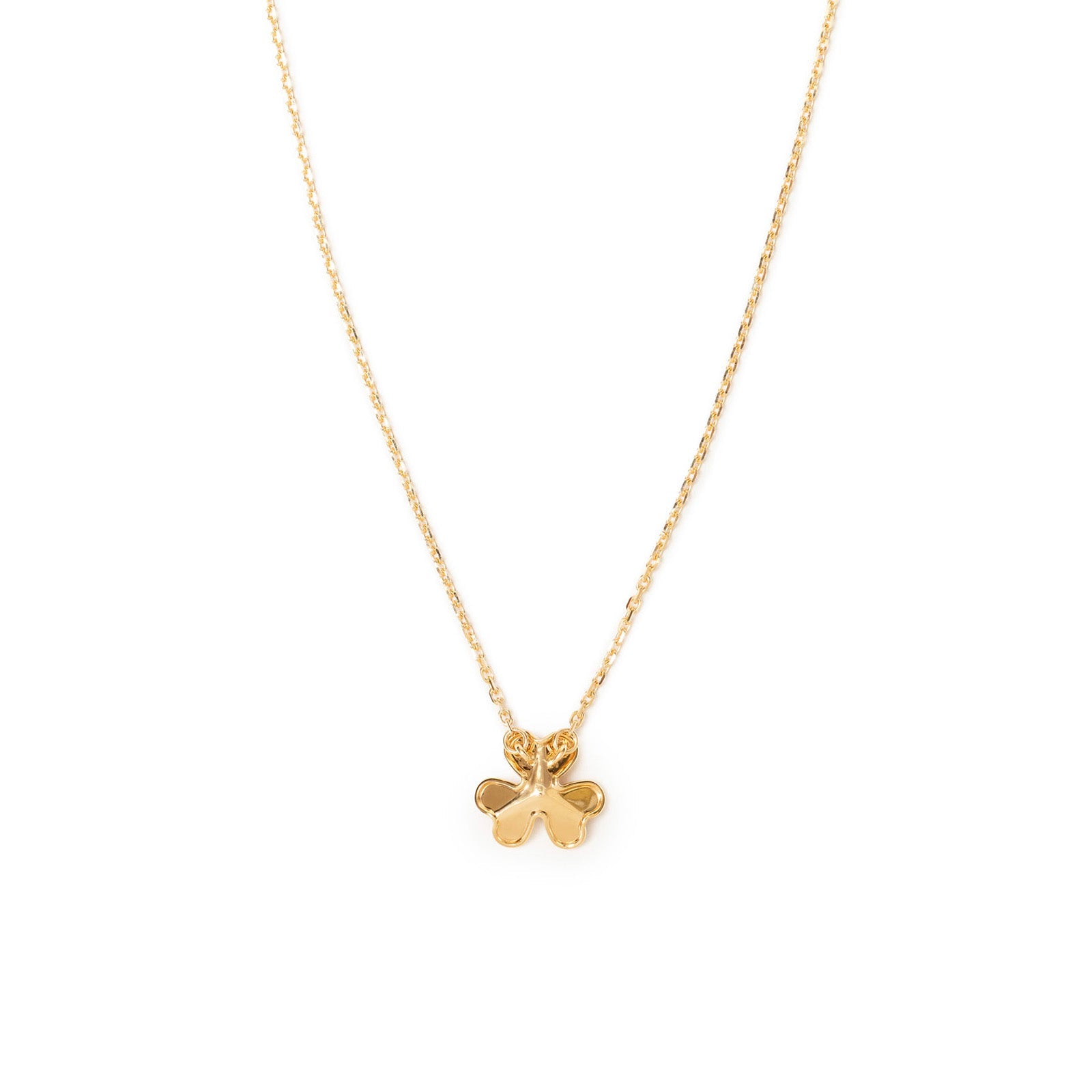 Van Cleef & Arpels Mini Model Frivole Pendant 18K Yellow Gold with Diamond